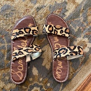 Sam Edelman Leopard Print Sandals